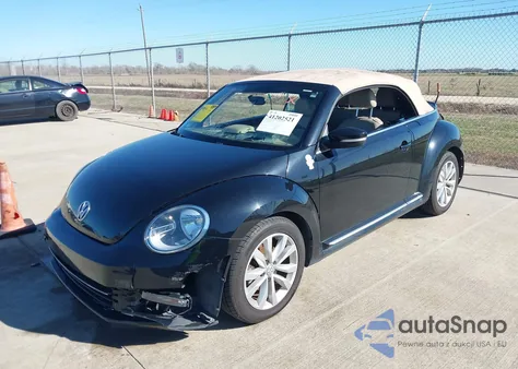 2013 Volkswagen Beetle 2.0L Tdi из США, поврежденный, VIN 3VW5L7AT4DM818085